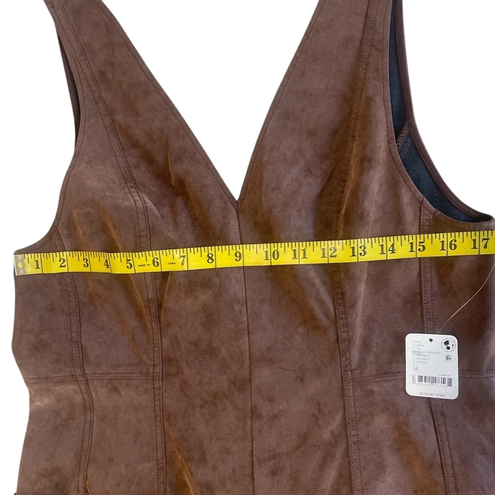 We The Free Nico Faux Suede One-Piece Jumpsuit, Suede, Brown,Medium - Picture 6 of 11